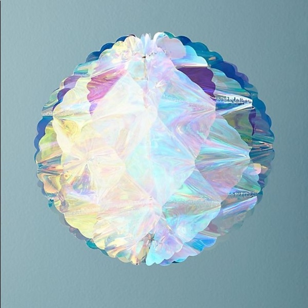 Anthropologie Iridescent Hanging Pom - Picture 2 of 5